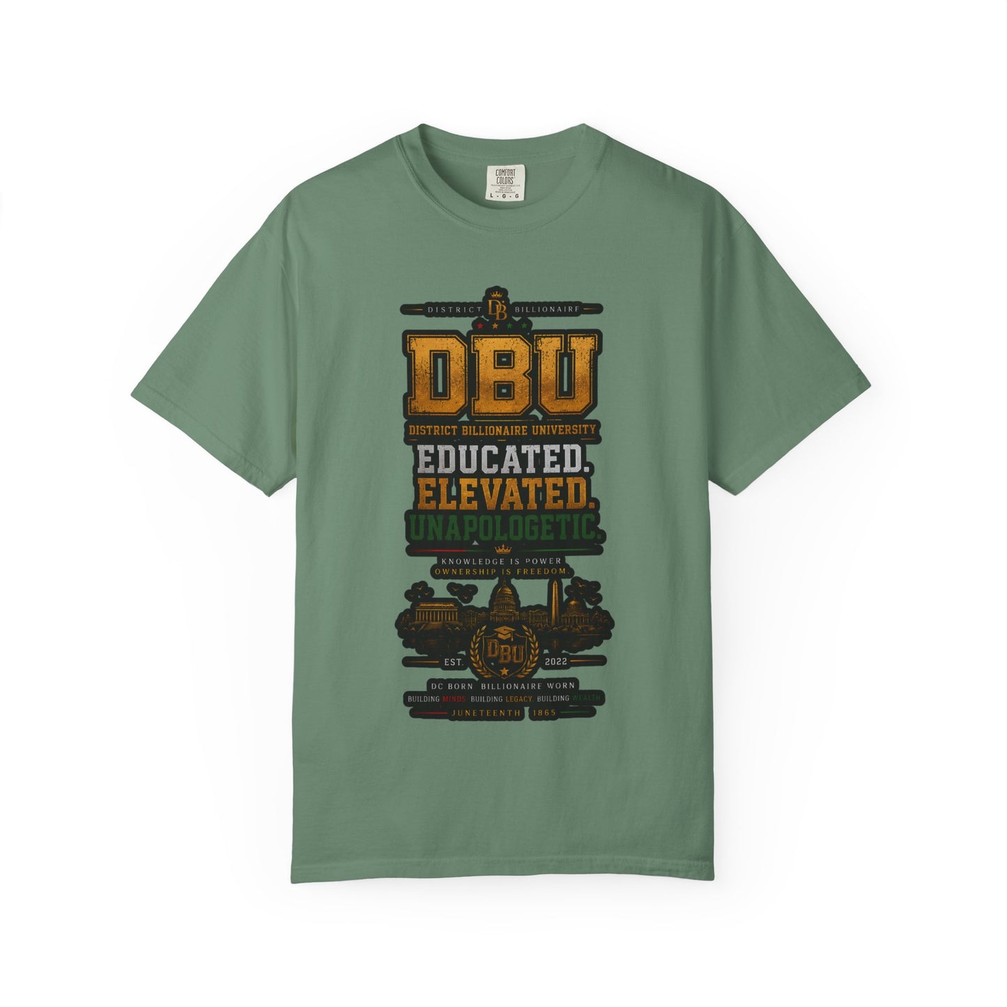 DBU 'Educated Elevated Unapologetic' Graphic T-Shirt