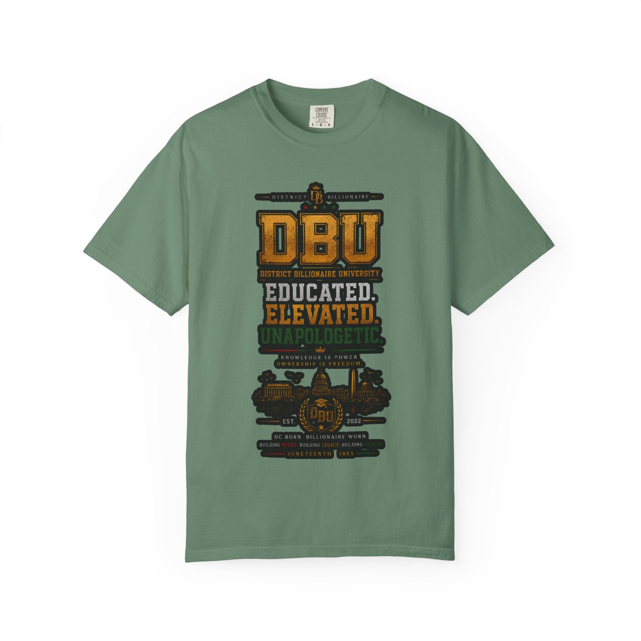 DBU 'Educated Elevated Unapologetic' Graphic T-Shirt