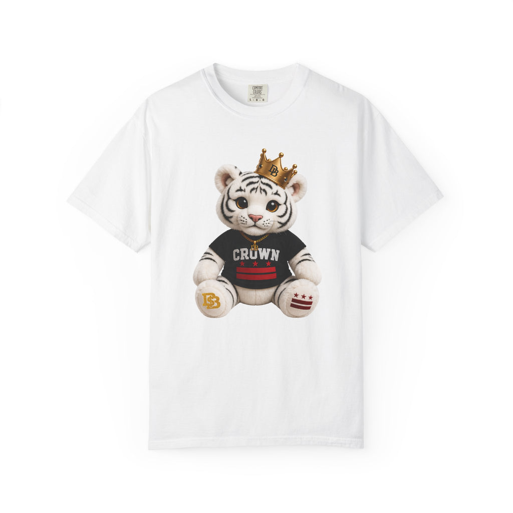 CROWN Plush Tee — Graphic T-Shirt with Crowned Teddy Design