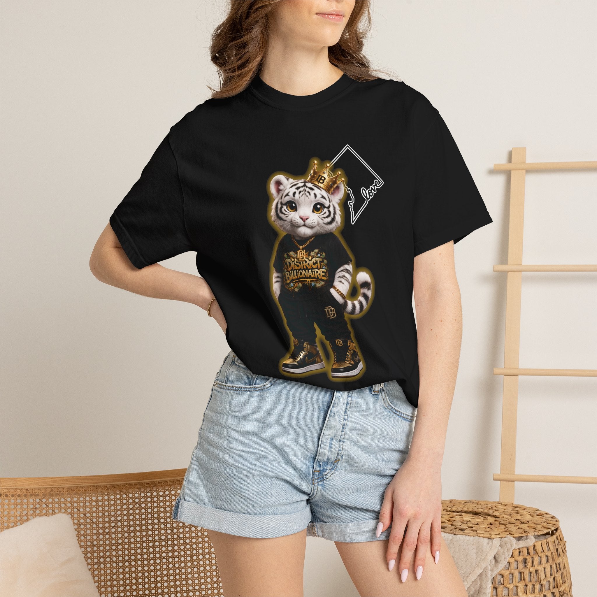 Meet Crown Streetwear T-Shirt — 'DB' Logo Graphic Tee