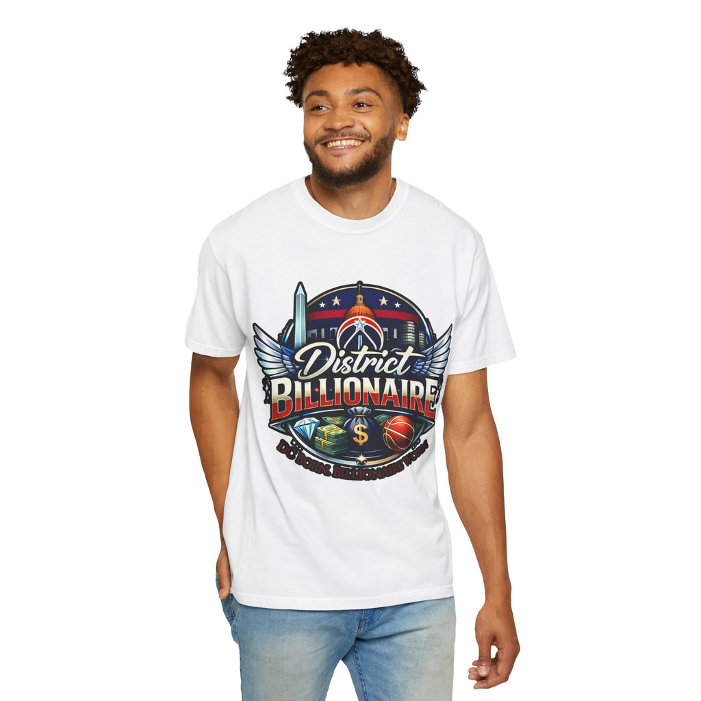 District Billionaire Graphic T-Shirt — Urban Sports & Basketball Logo Tee