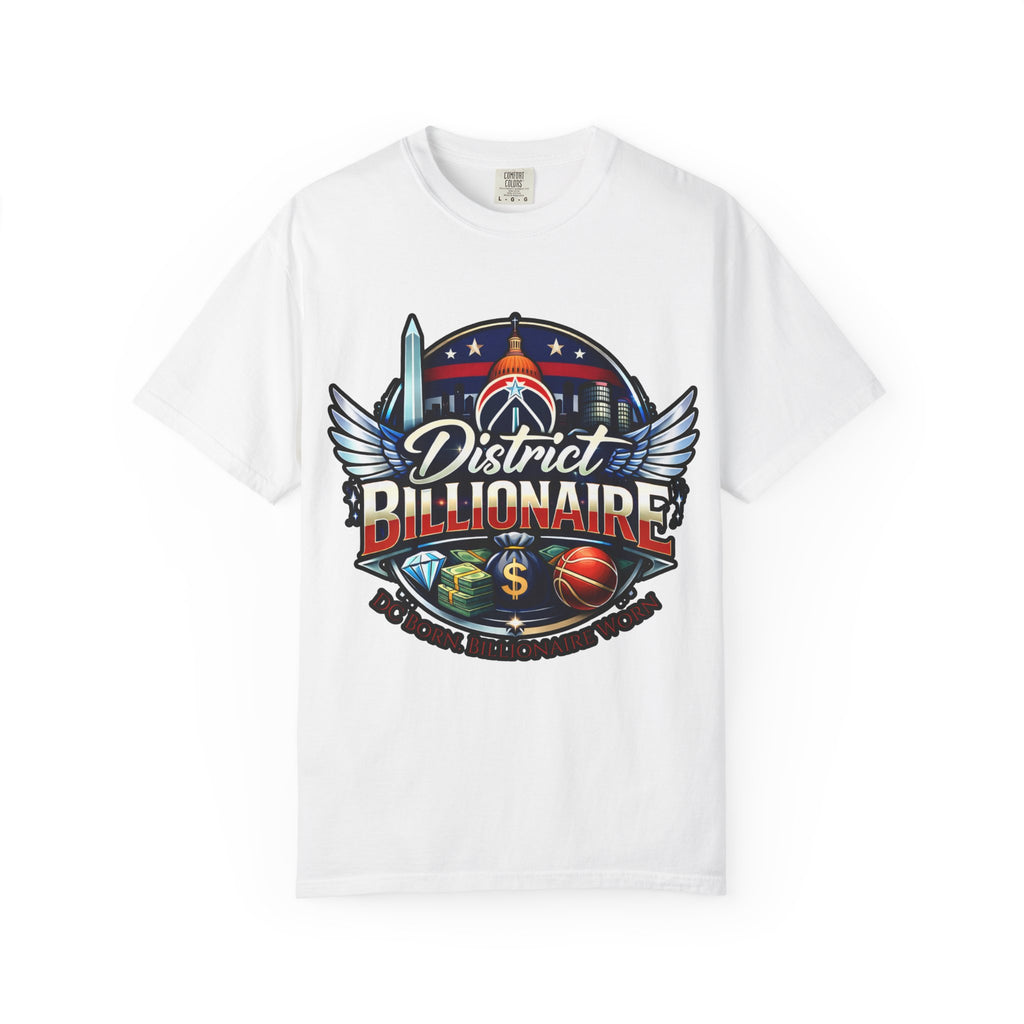 District Billionaire Graphic T-Shirt — Urban Sports & Basketball Logo Tee