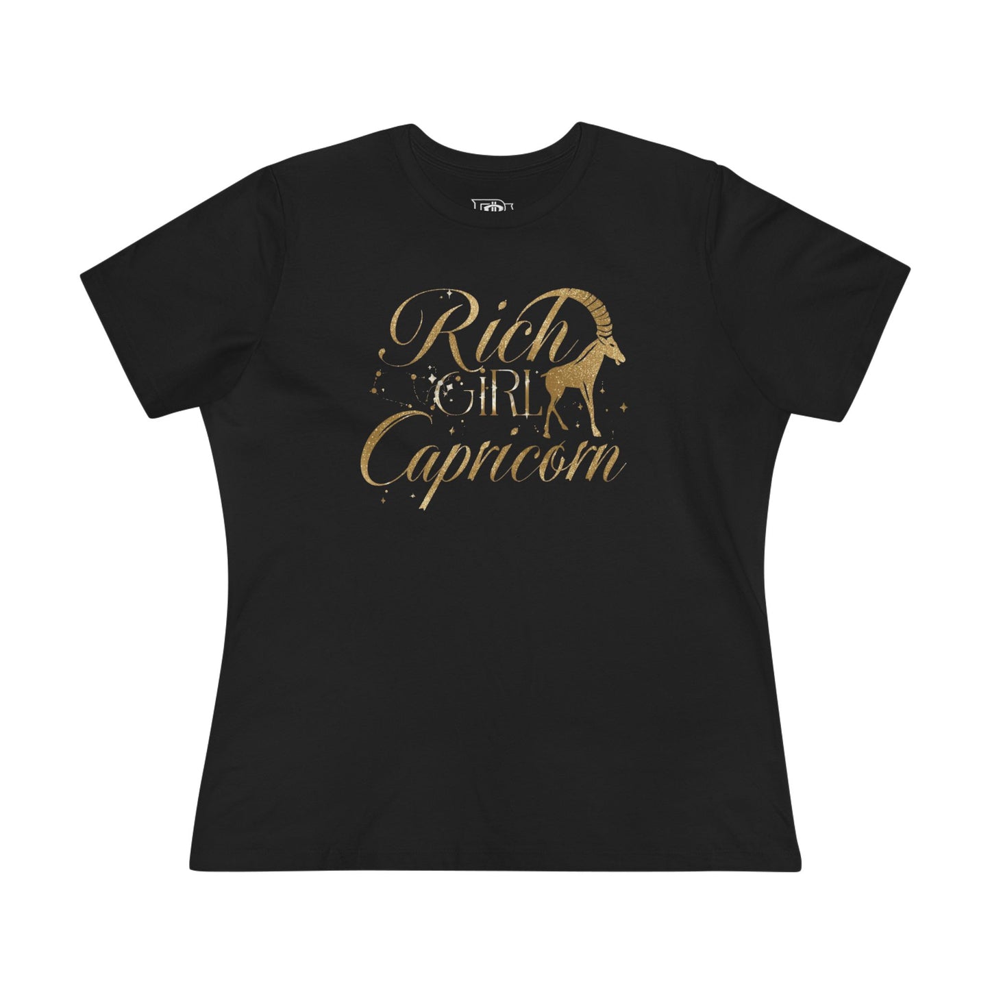 Rich Girl Capricorn Tee — Women’s Graphic Cotton T‑Shirt