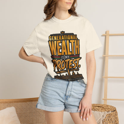 Generational Wealth Is My Protest T-Shirt — 1865–2026 From Freedom to Ownership Tee