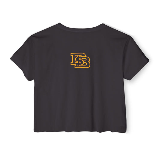 Crop Top — "I Don't Chase. I Replace." Bold Festival Crop Top