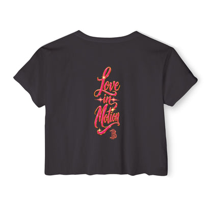 My Therapy Has a Beat Women's Festival Crop Top