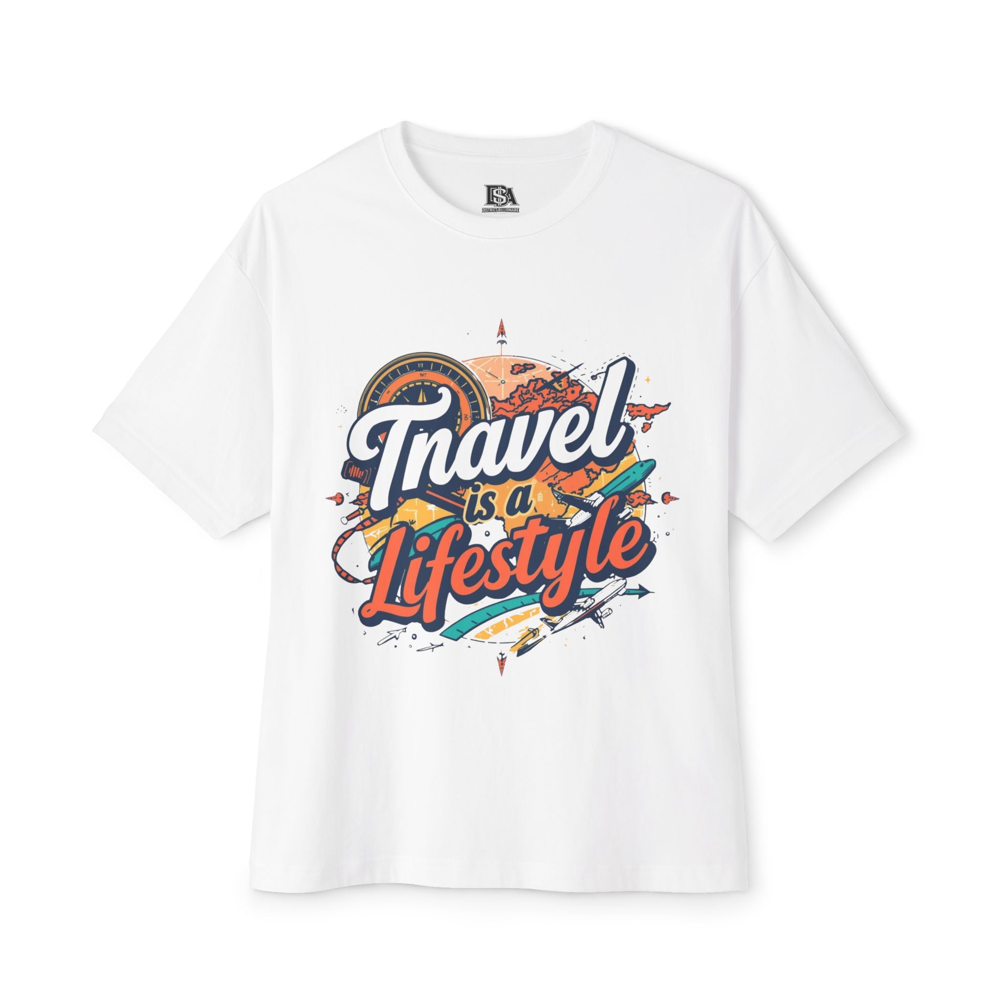 Travel Is a Lifestyle Tee — Retro Adventure Graphic T-Shirt