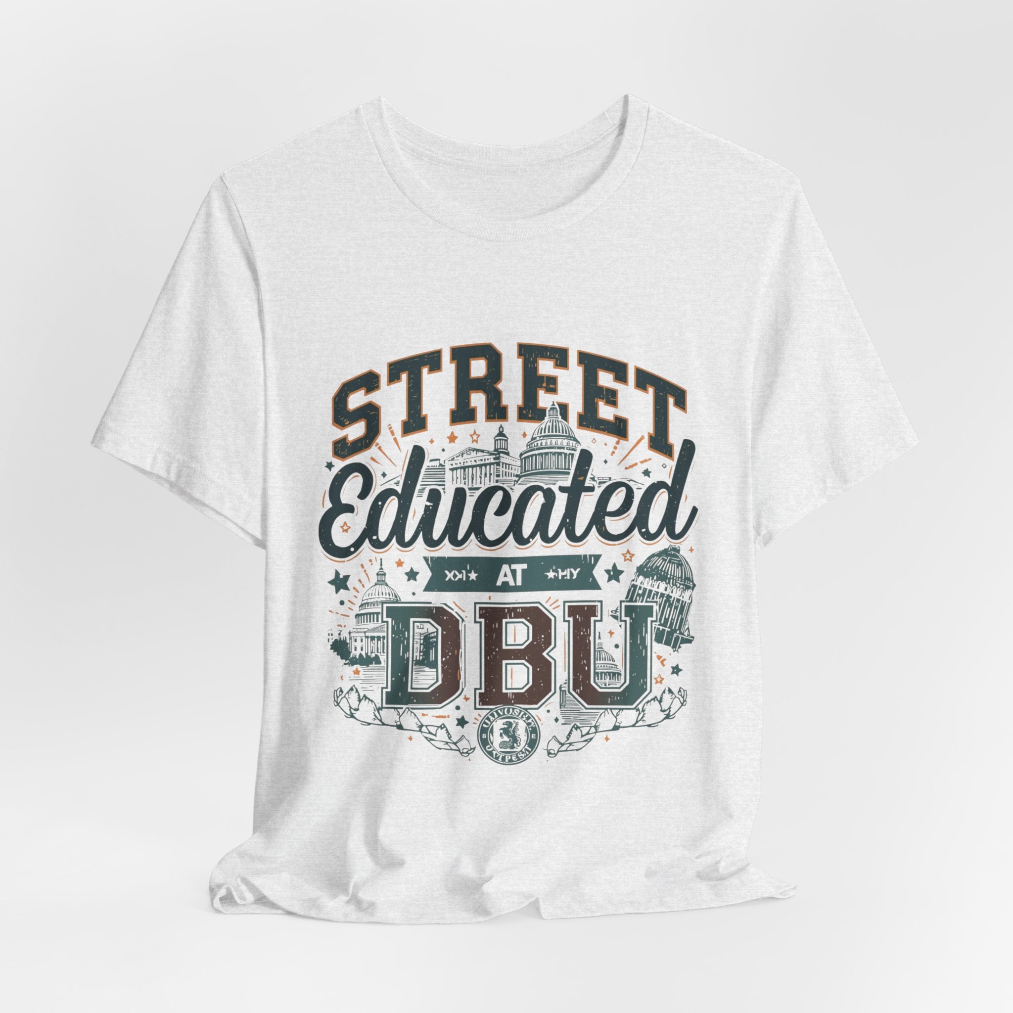Street Educated DBU T-Shirt — Vintage Urban College Tee