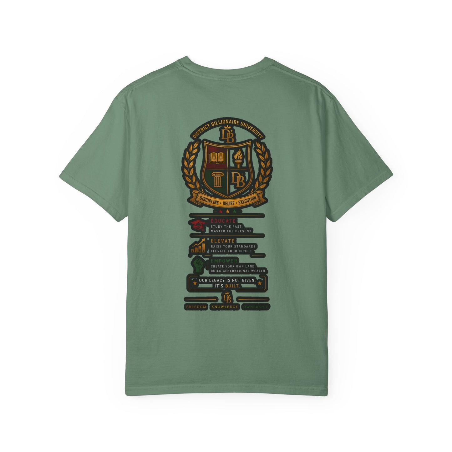 DBU 'Educated Elevated Unapologetic' Graphic T-Shirt