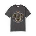 Girl Dad T-Shirt — Vintage Crest ‘District Billionaire’ Dad Tee
