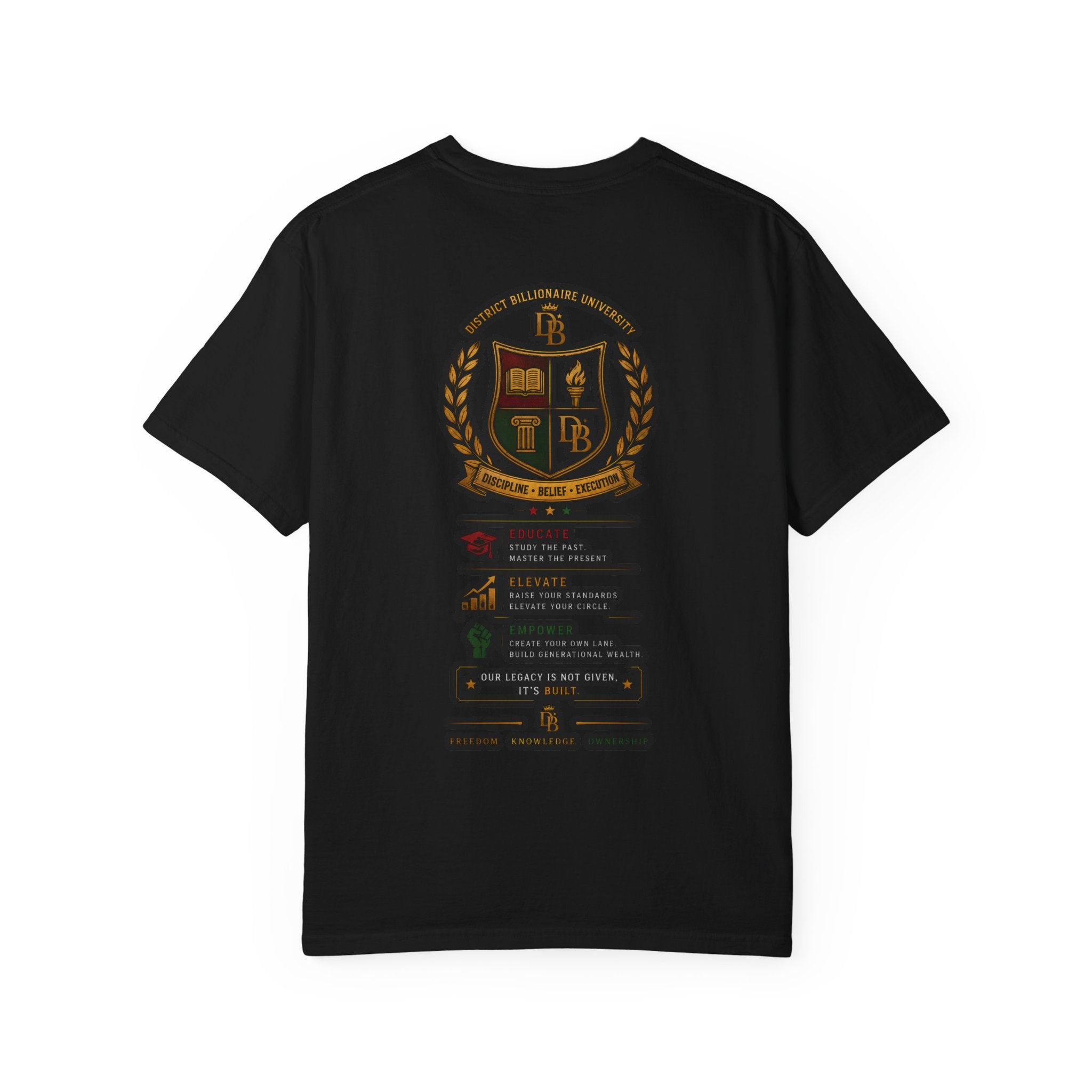 DBU 'Educated Elevated Unapologetic' Graphic T-Shirt