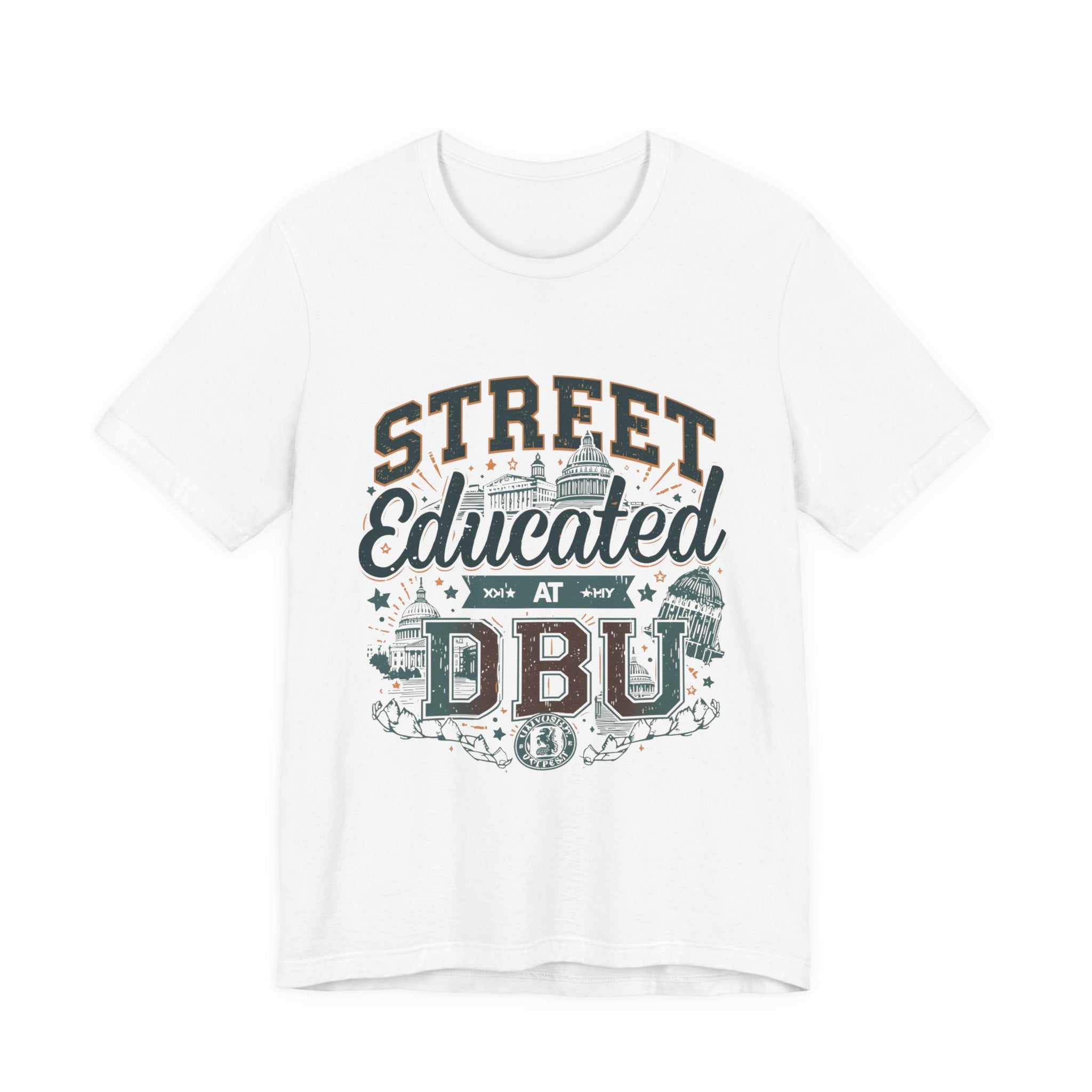 Street Educated DBU T-Shirt — Vintage Urban College Tee