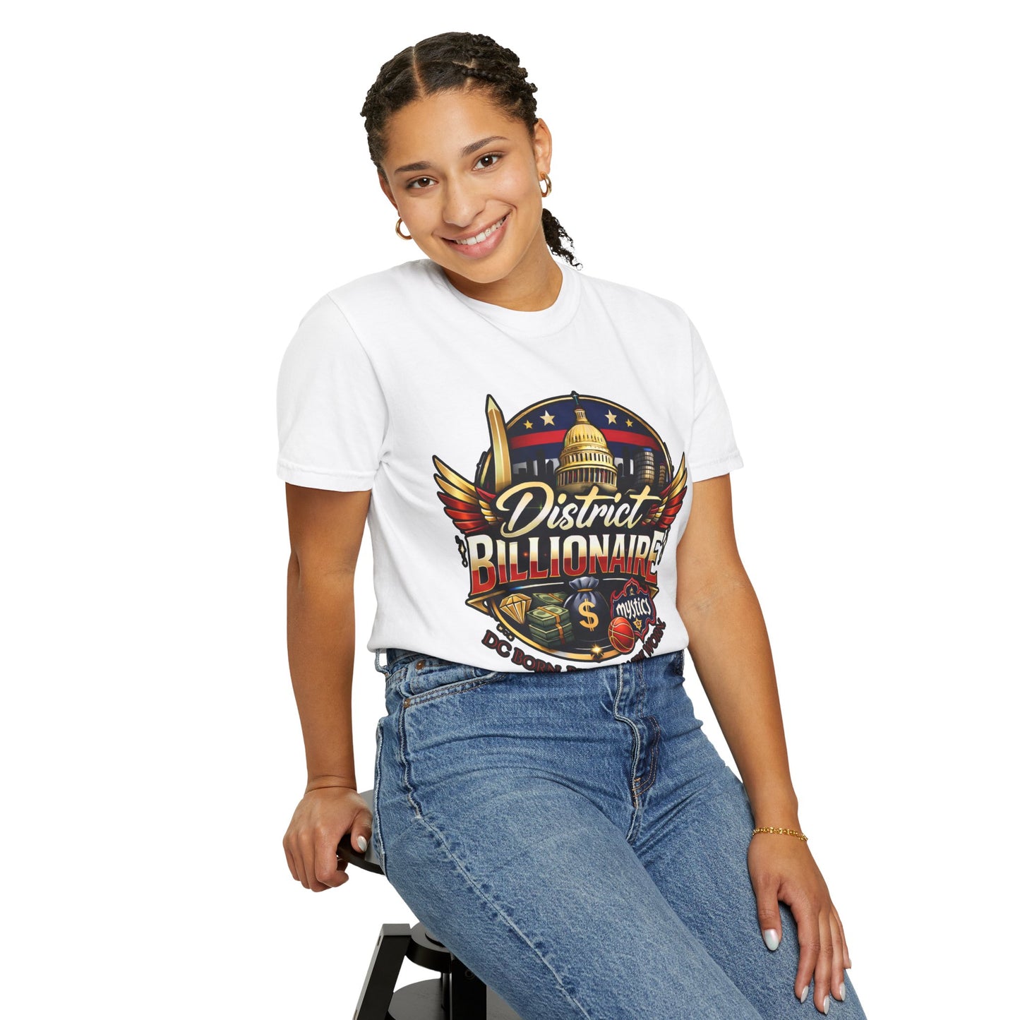 DC Basketball Luxury Streetwear Shirt | Women’s Sports Fan Graphic T-Shirt | Washington Inspired Statement Tee