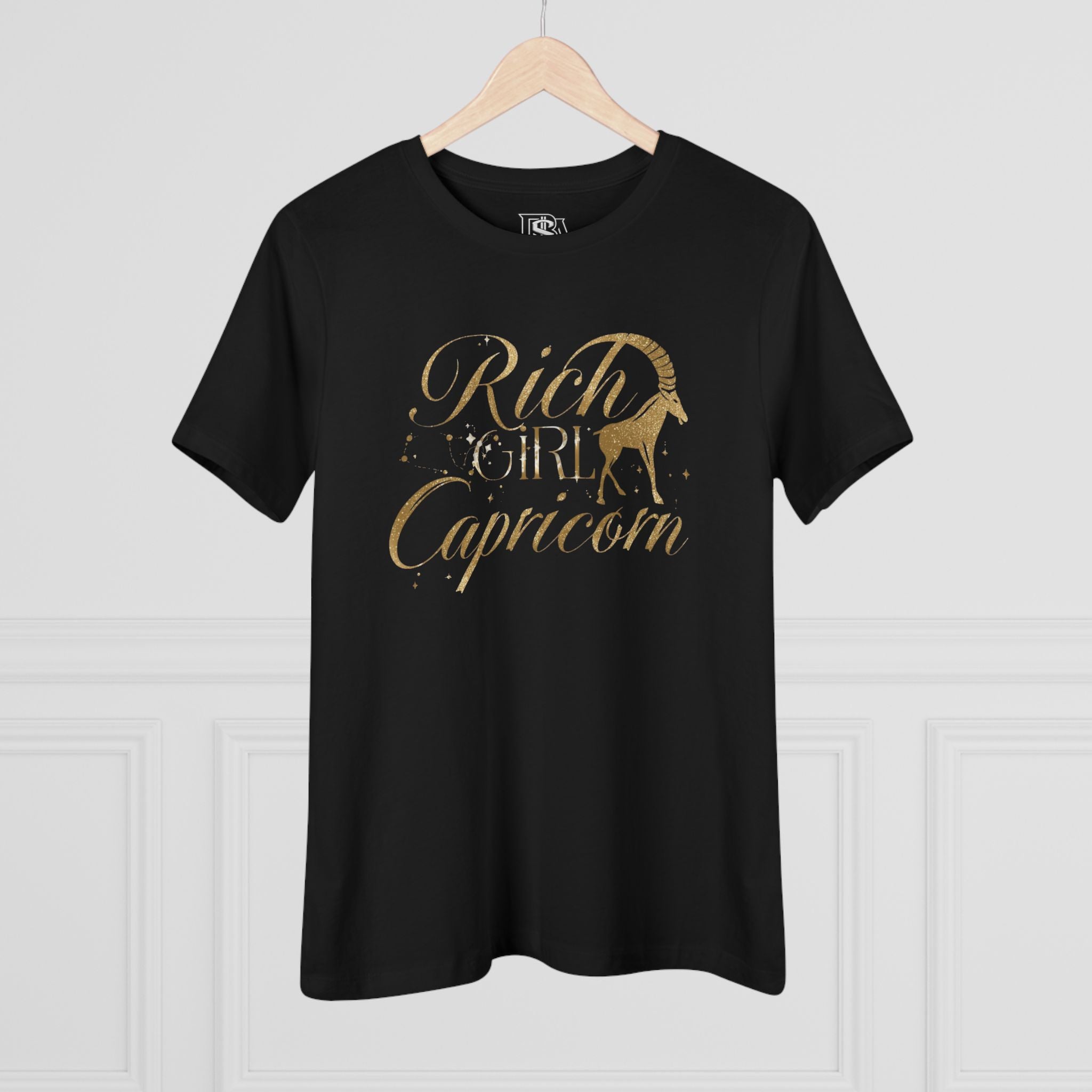 Rich Girl Capricorn Tee — Women’s Graphic Cotton T‑Shirt