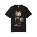 His name is Crown T-Shirt — Cute White Tiger Graphic Tee with Crown & 'Born to Be a Billionaire' Design