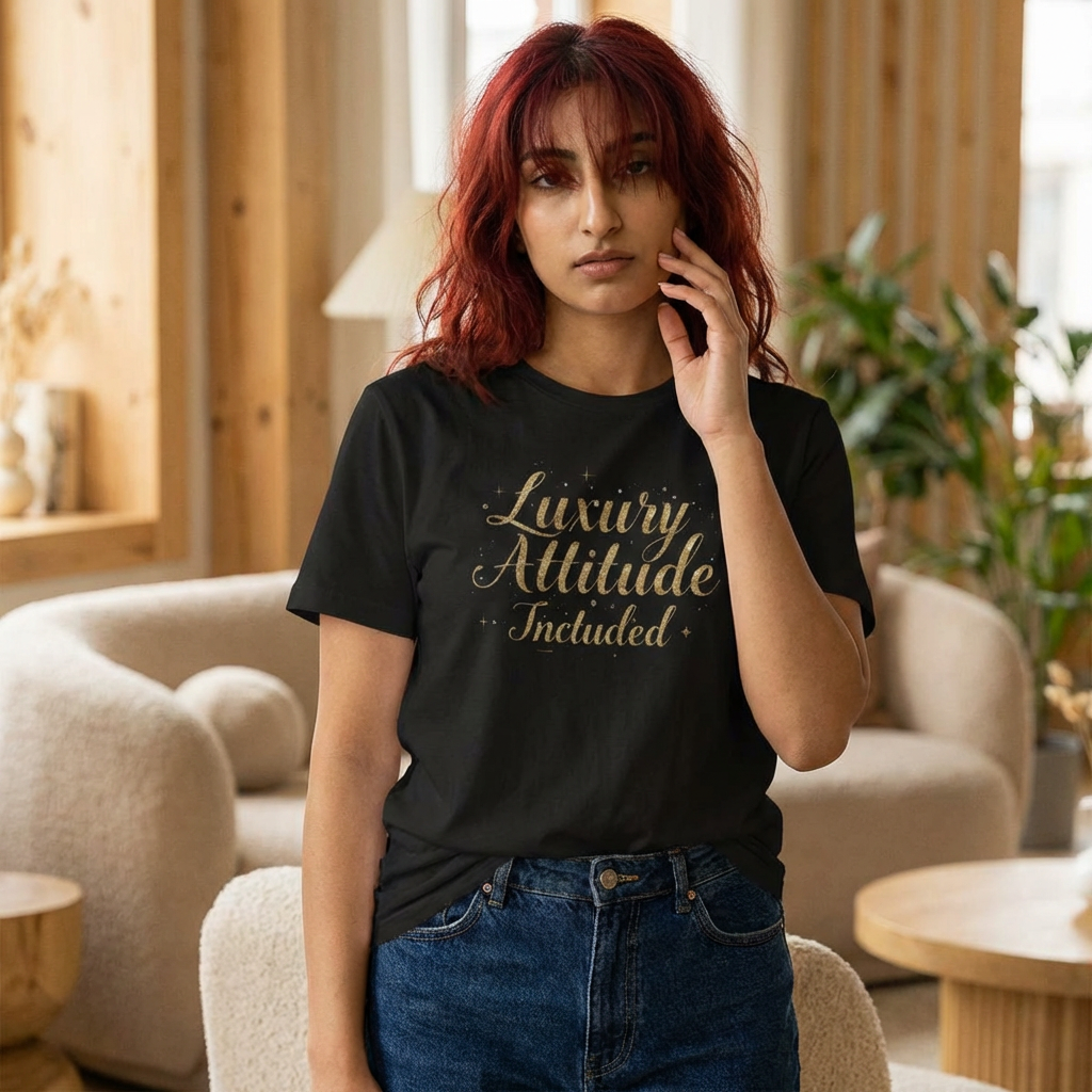 Luxury Attitude Included Tee — Women’s Graphic Cotton T‑Shirt