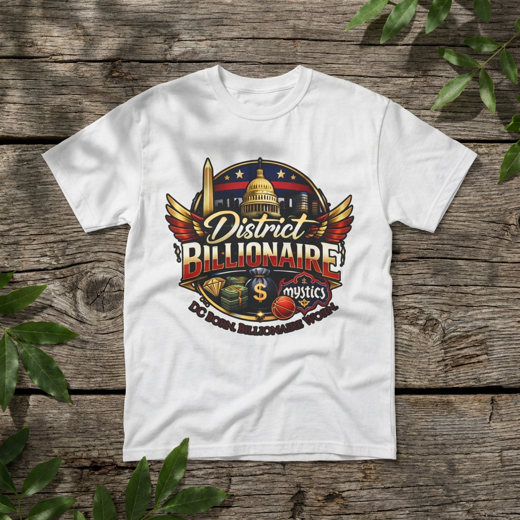 DC Basketball Luxury Streetwear Shirt | Women’s Sports Fan Graphic T-Shirt | Washington Inspired Statement Tee