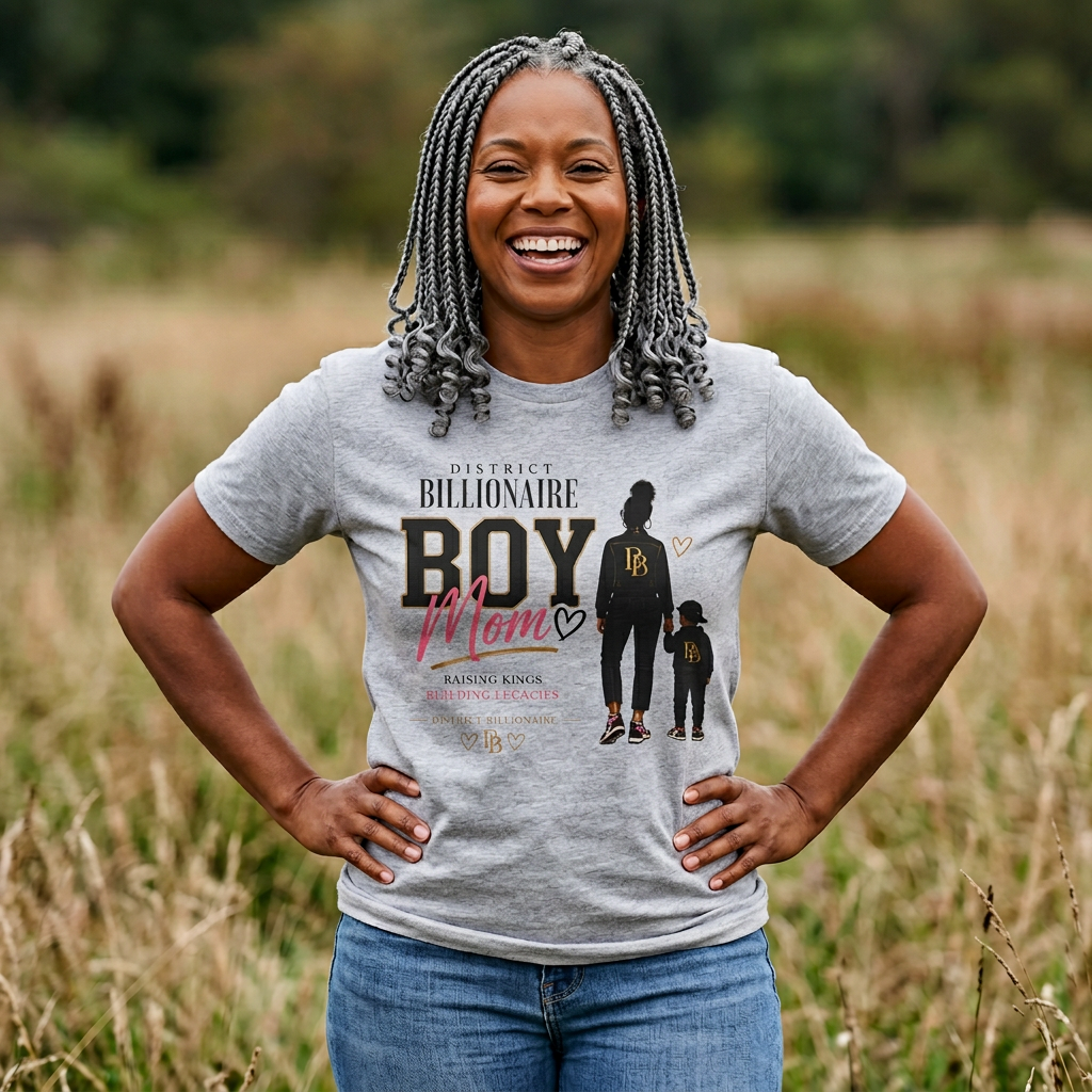 District Billionaire Boy Mom  Mother's Day Tee