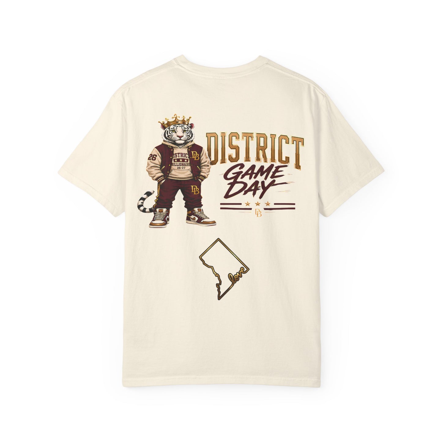 District Game Day Crown Tee | DC Streetwear Front & Back Graphic T-Shirt