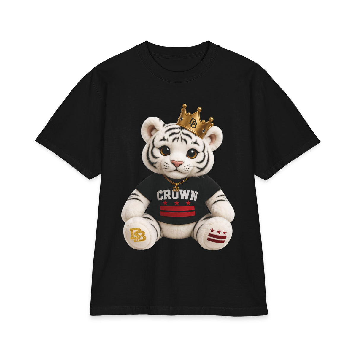 Crown Tiger T-Shirt – The District Raised Royalty Graphic