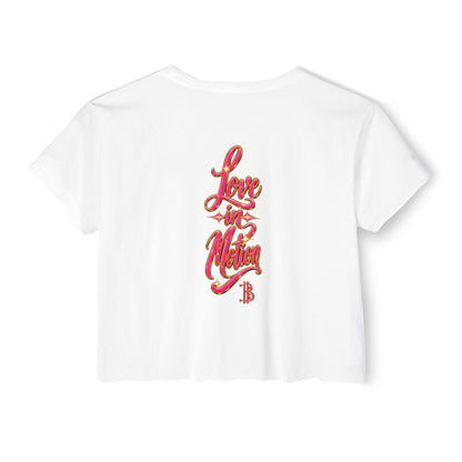 Dance Love Language Women's Festival Crop Top