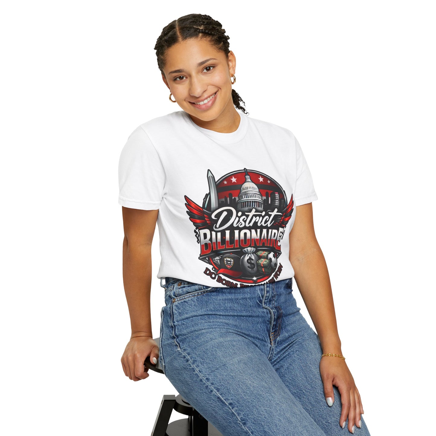 District Billionaire | DC Soccer Luxury Streetwear Shirt | Washington Sports Fan Graphic T-Shirt | Bold Statement Tee