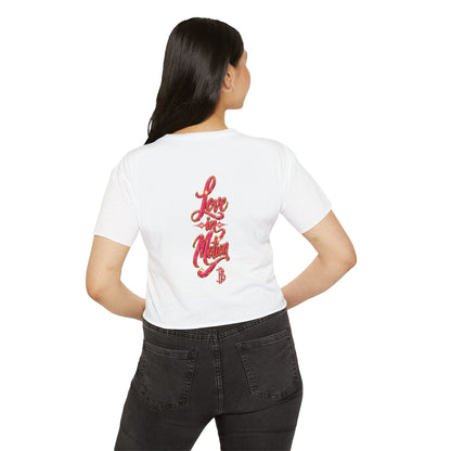 Mentally on the Dance Floor Women's Festival Crop Top