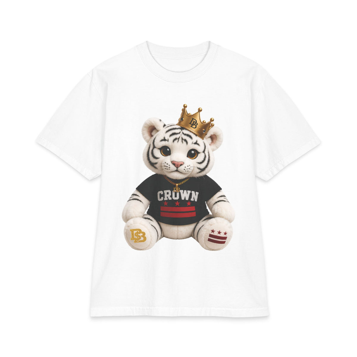 Crown Tiger T-Shirt – The District Raised Royalty Graphic