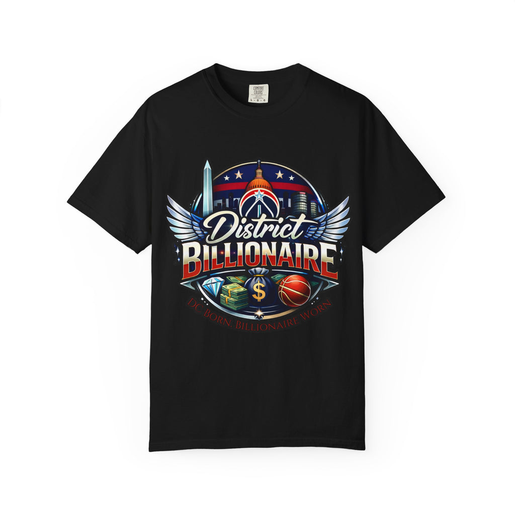 District Billionaire Graphic T-Shirt — Urban Sports & Basketball Logo Tee