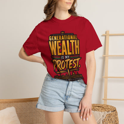 Generational Wealth Is My Protest T-Shirt — 1865–2026 From Freedom to Ownership Tee