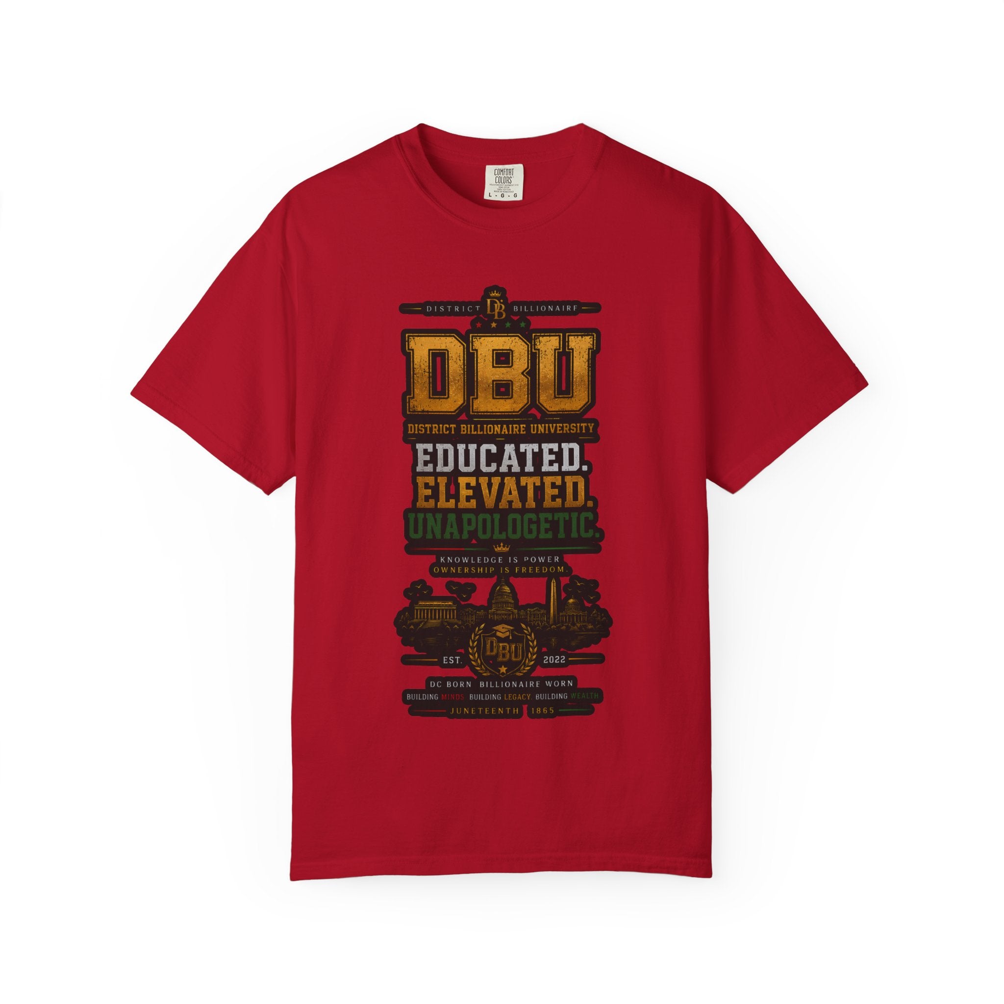 DBU 'Educated Elevated Unapologetic' Graphic T-Shirt