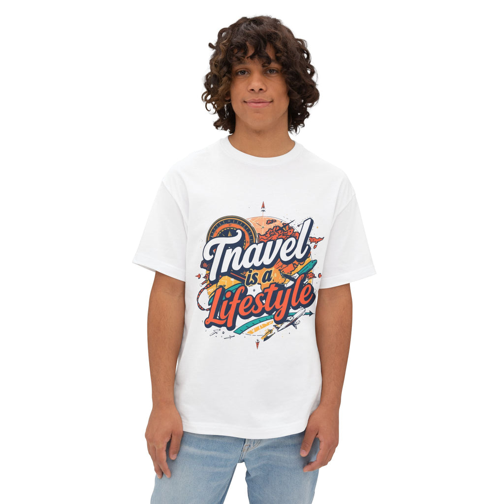 Travel Is a Lifestyle Tee — Retro Adventure Graphic T-Shirt