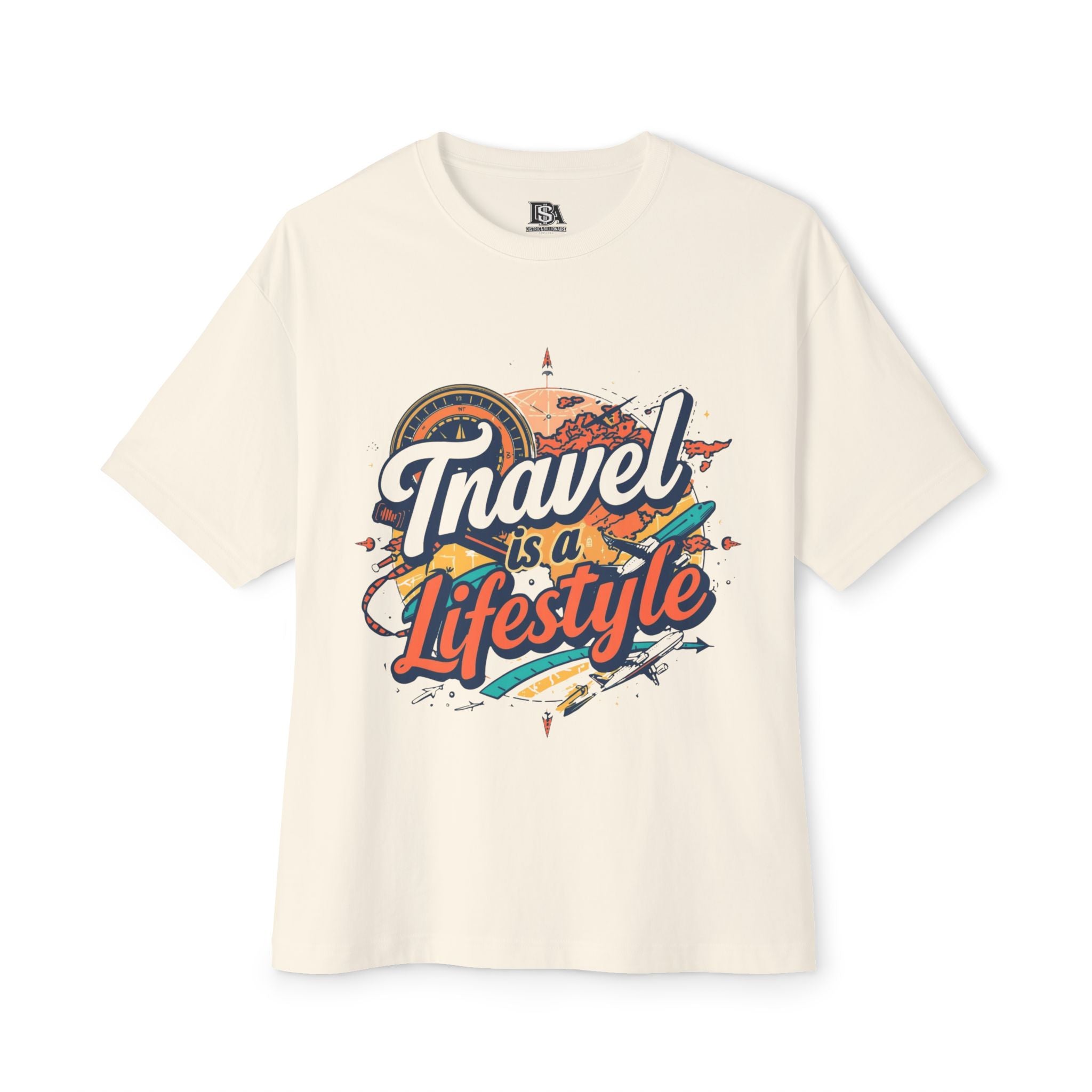 Travel Is a Lifestyle Tee — Retro Adventure Graphic T-Shirt
