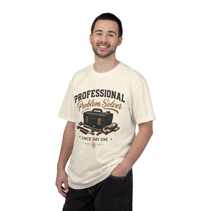 Professional Problem Solver T-Shirt — Vintage Toolbox Graphic, 'Since Day One'