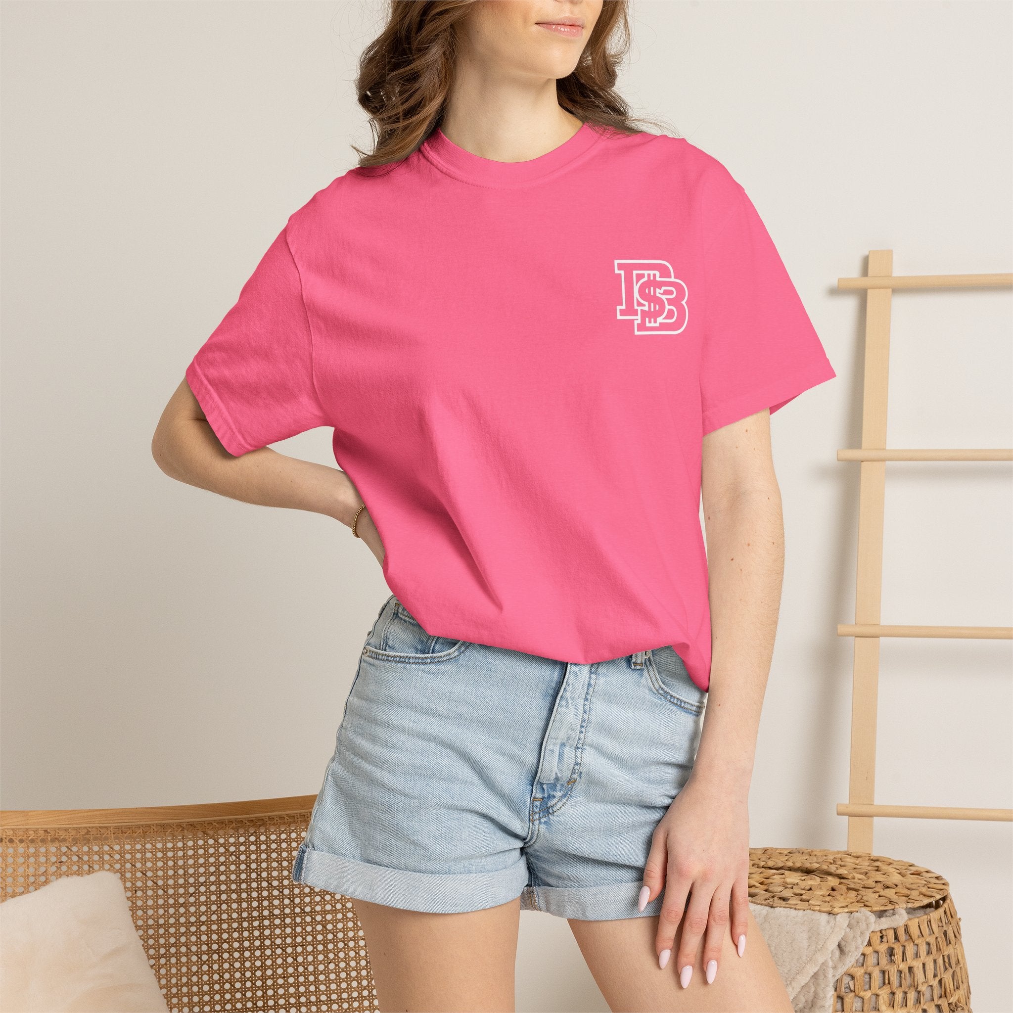 Independence Looks Good on DC Tee — Silver, Gold & Pink Washington D.C. Graphic T-Shirt