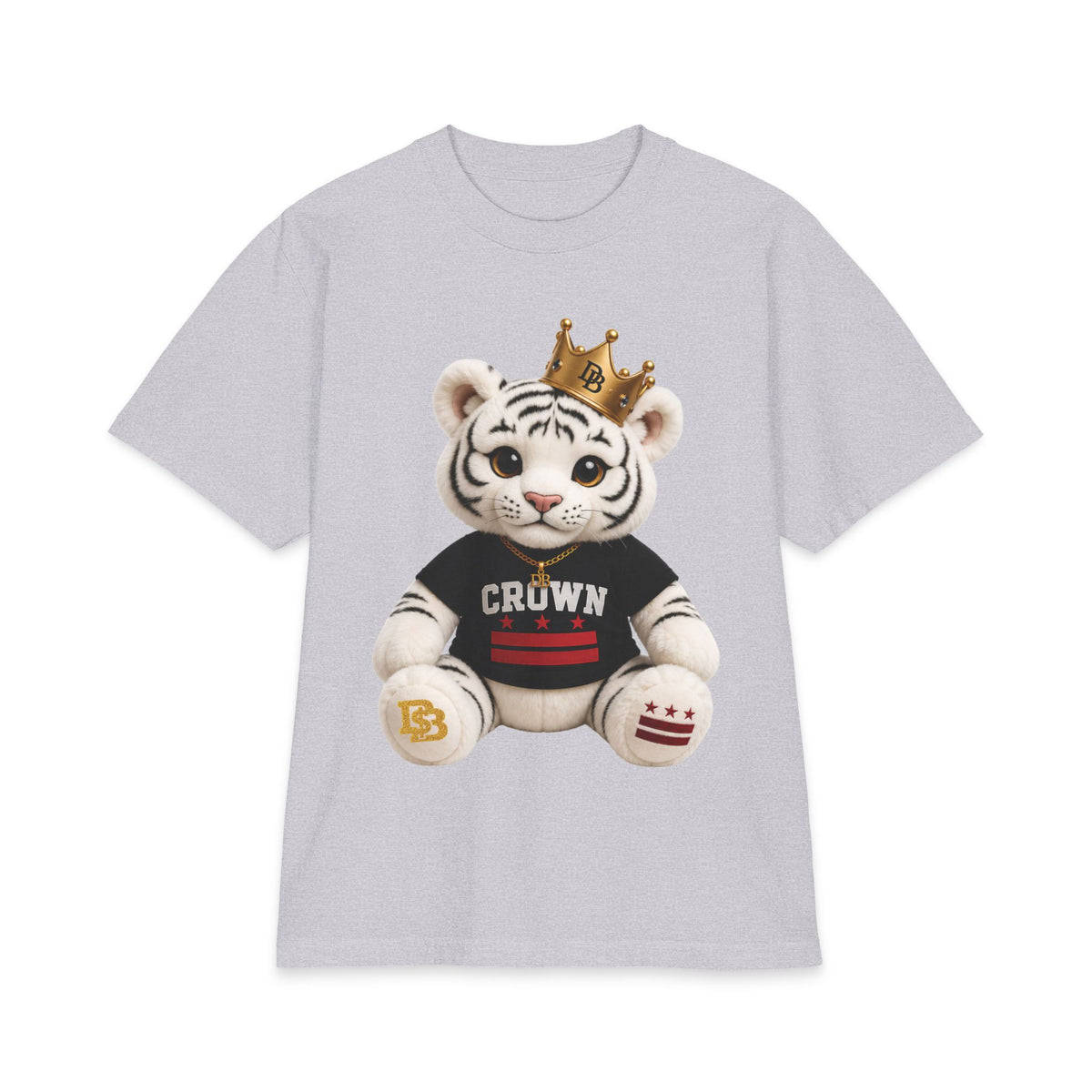 Crown Tiger T-Shirt – The District Raised Royalty Graphic
