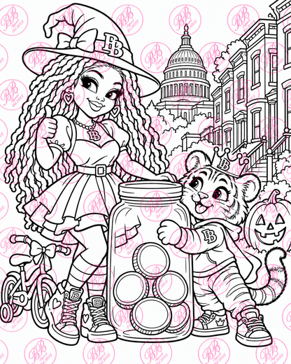 Bonnie & Crown’s DC Halloween Money Hunt | Printable Coloring & Activity Book