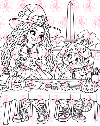 Bonnie & Crown’s DC Halloween Money Hunt | Printable Coloring & Activity Book